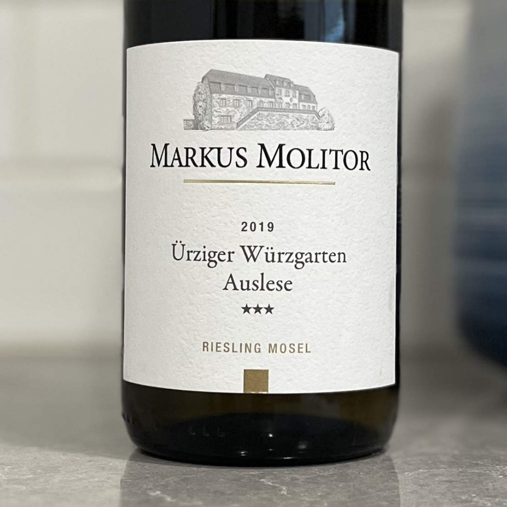 2019 Markus Molitor Ürziger Würzgarten Auslese Riesling