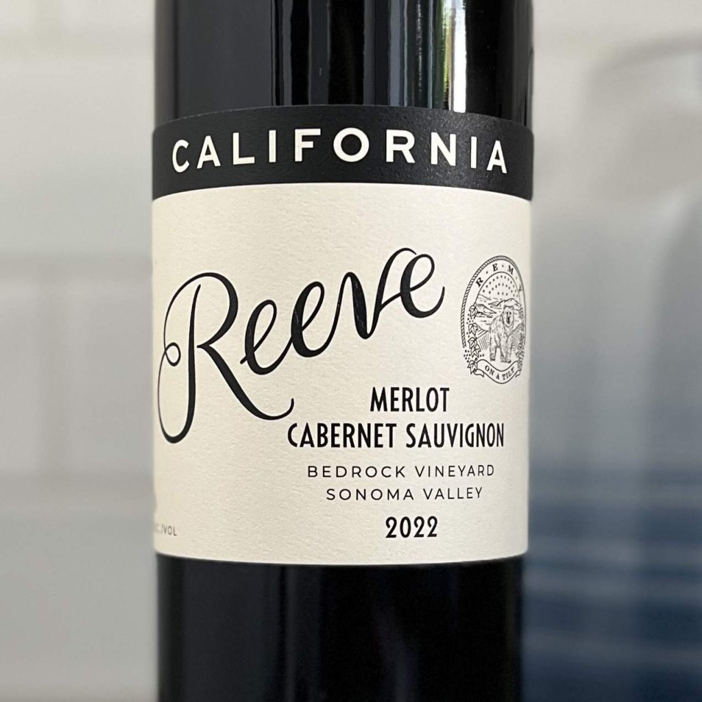 2022 Reeve Bedrock Vineyard Merlot Cabernet Sauvignon