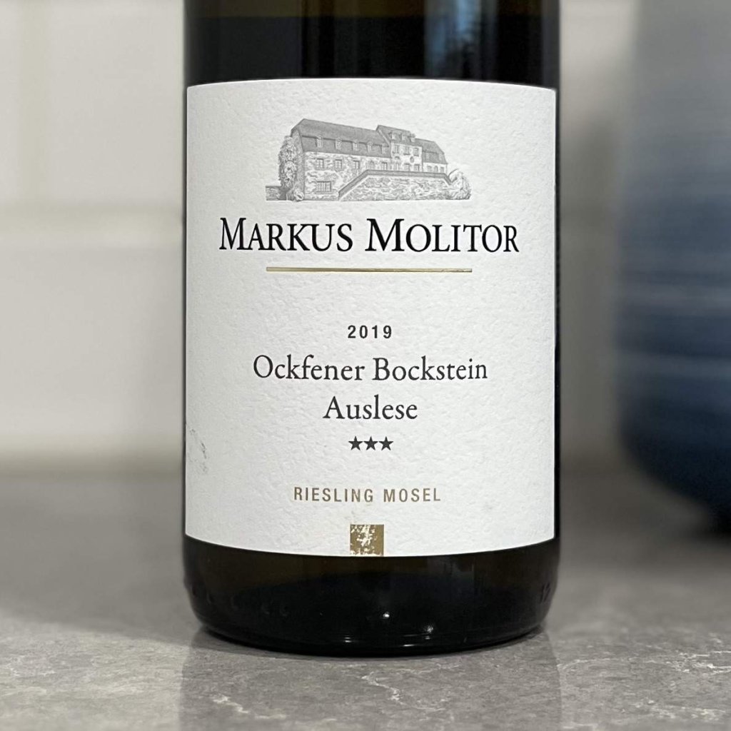 2019 Markus Molitor Ockfener Bockstein Auslese Riesling