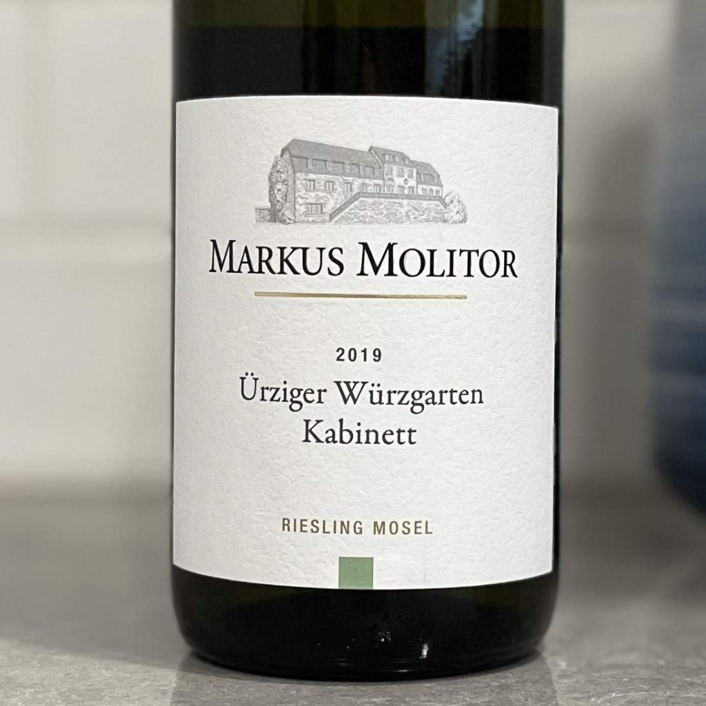 2019 Markus Molitor Ürziger Würzgarten Kabinett Riesling