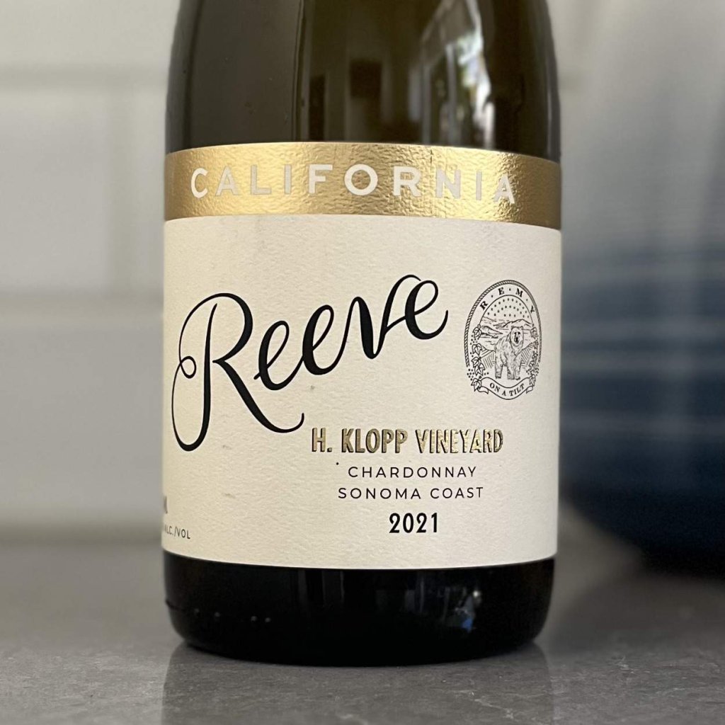 2021 Reeve H. Klopp Vineyard Chardonnay