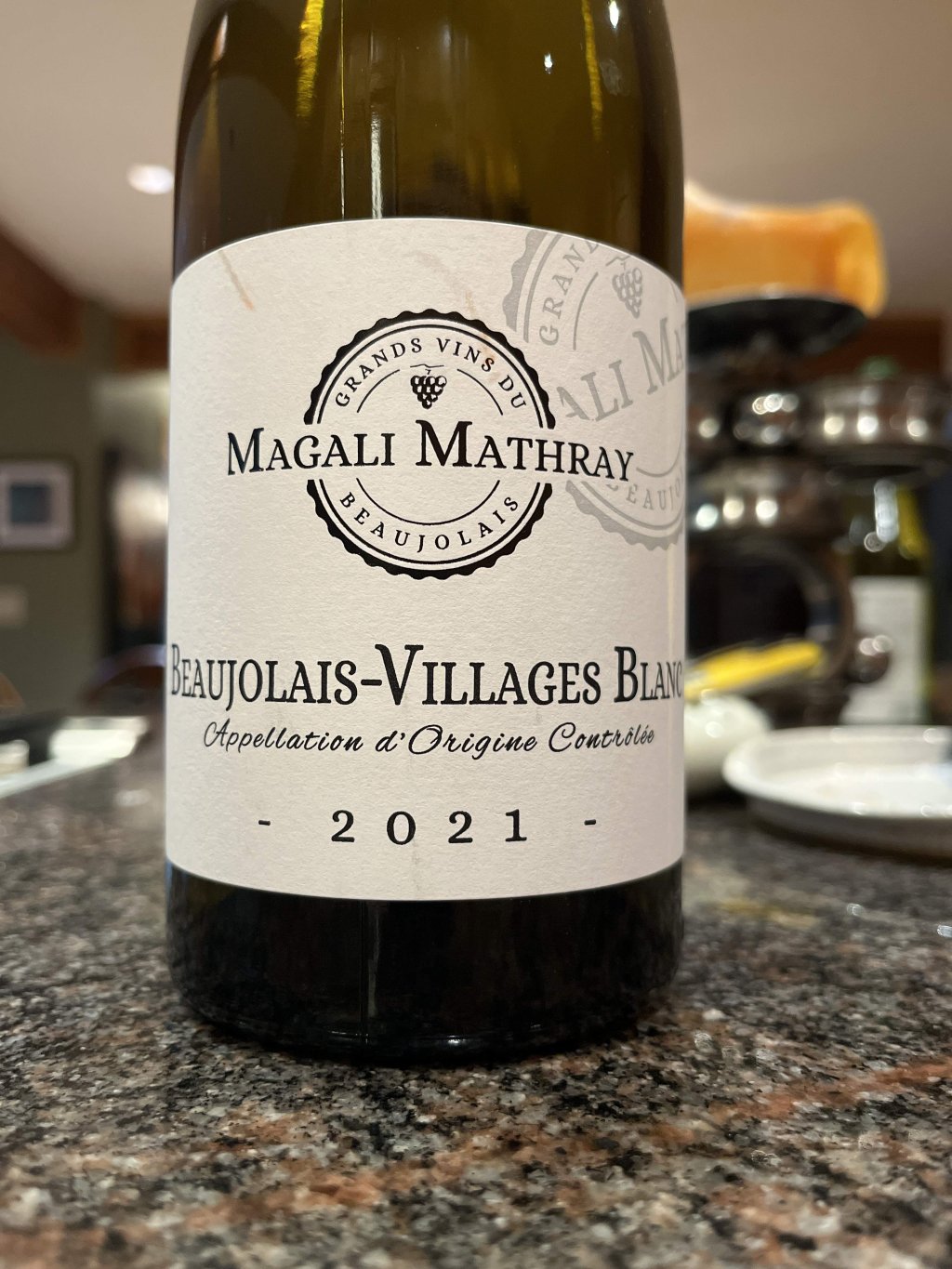 2021 Magali Mathray Beaujolais-Villages Blanc