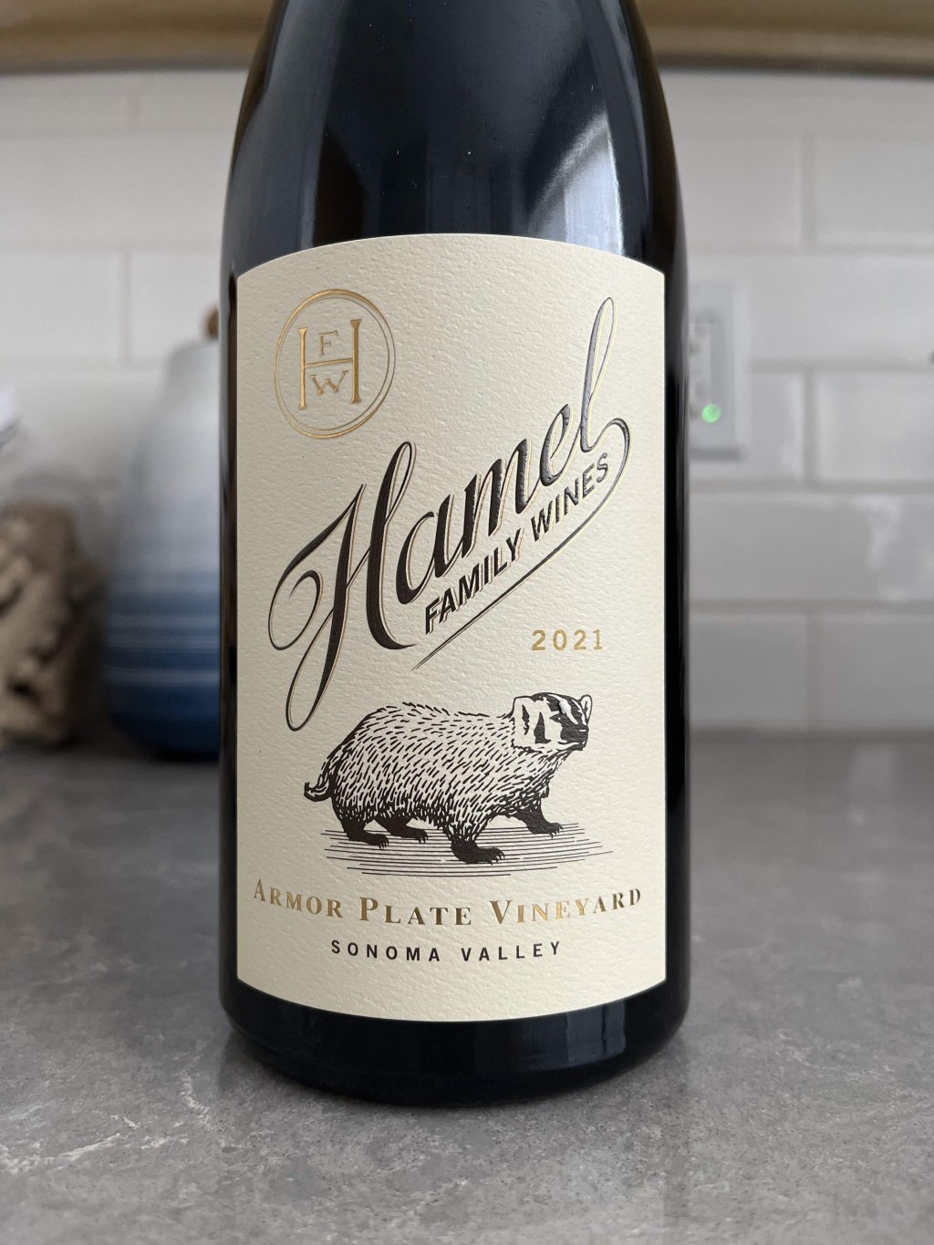 2021 Hamel Family Wines Armor Plate Vineyard