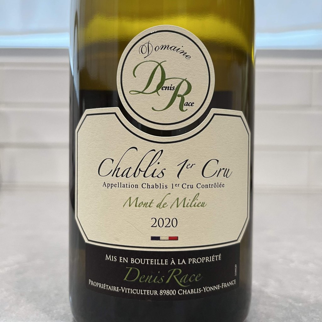 2020 Domaine Denis Race Chablis 1er cru Mont de Milieu