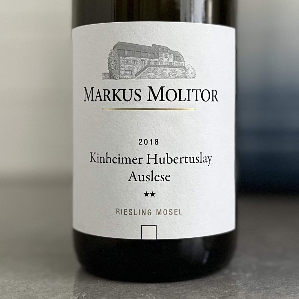 2018 Markus Molitor Kinheimer Hubertuslay Auslese Riesling