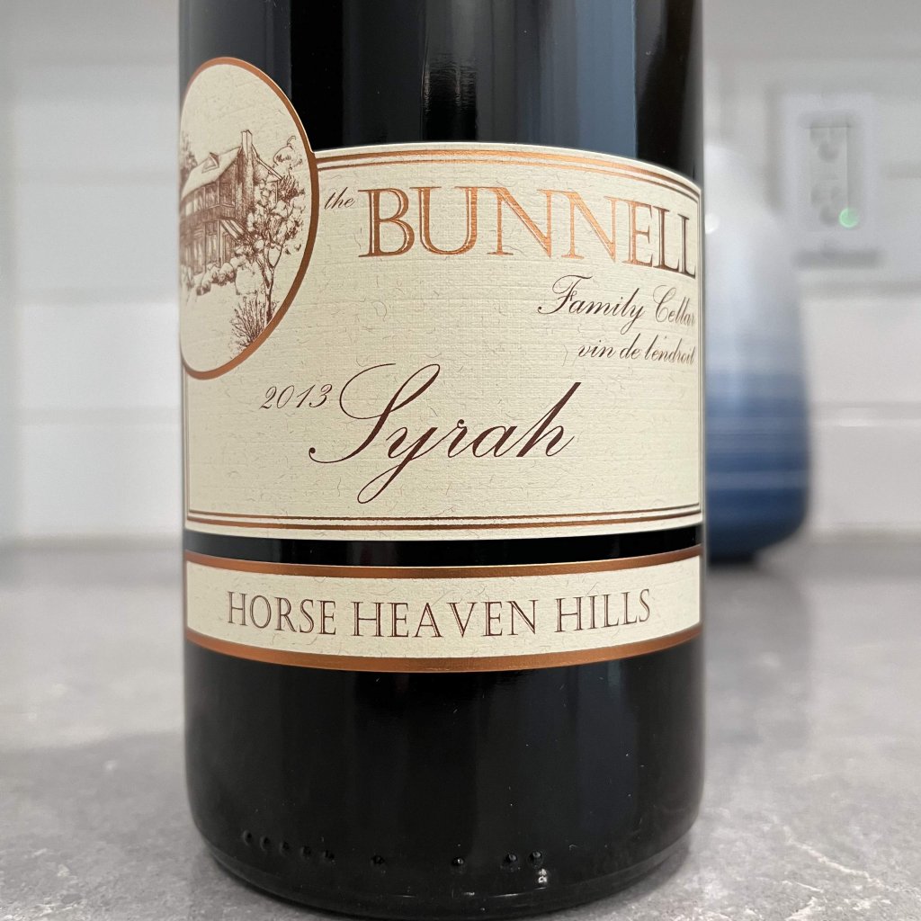 2013 Bunnell Family Cellar Syrah