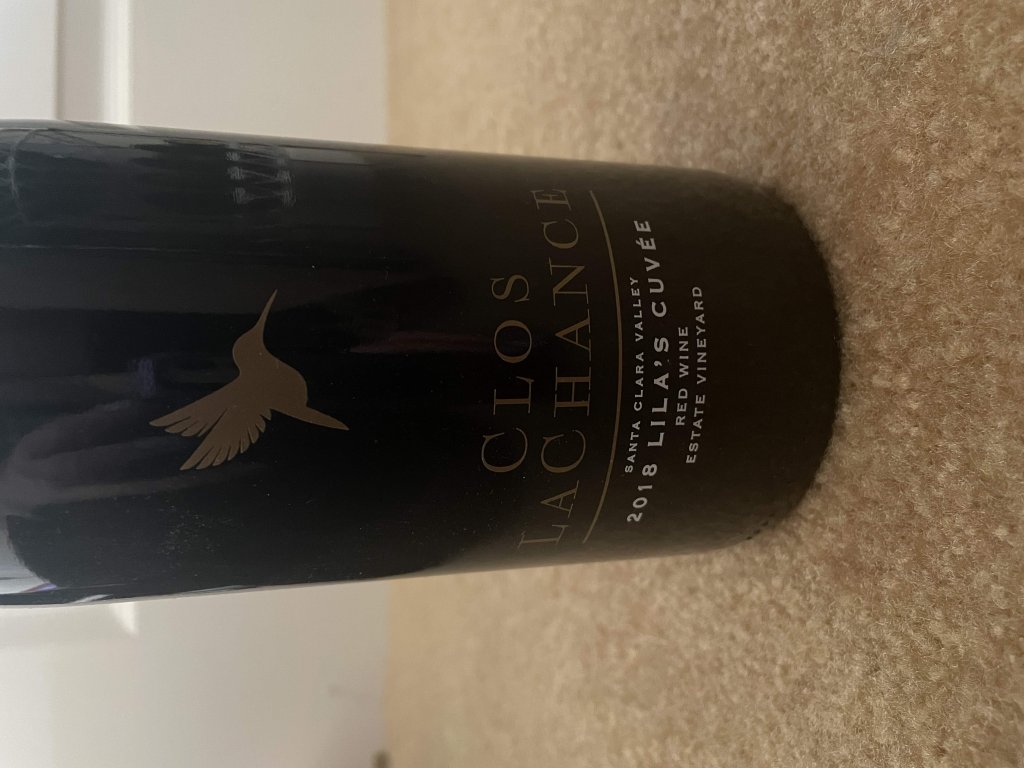 2018 Clos La Chance Lila's Cuvée