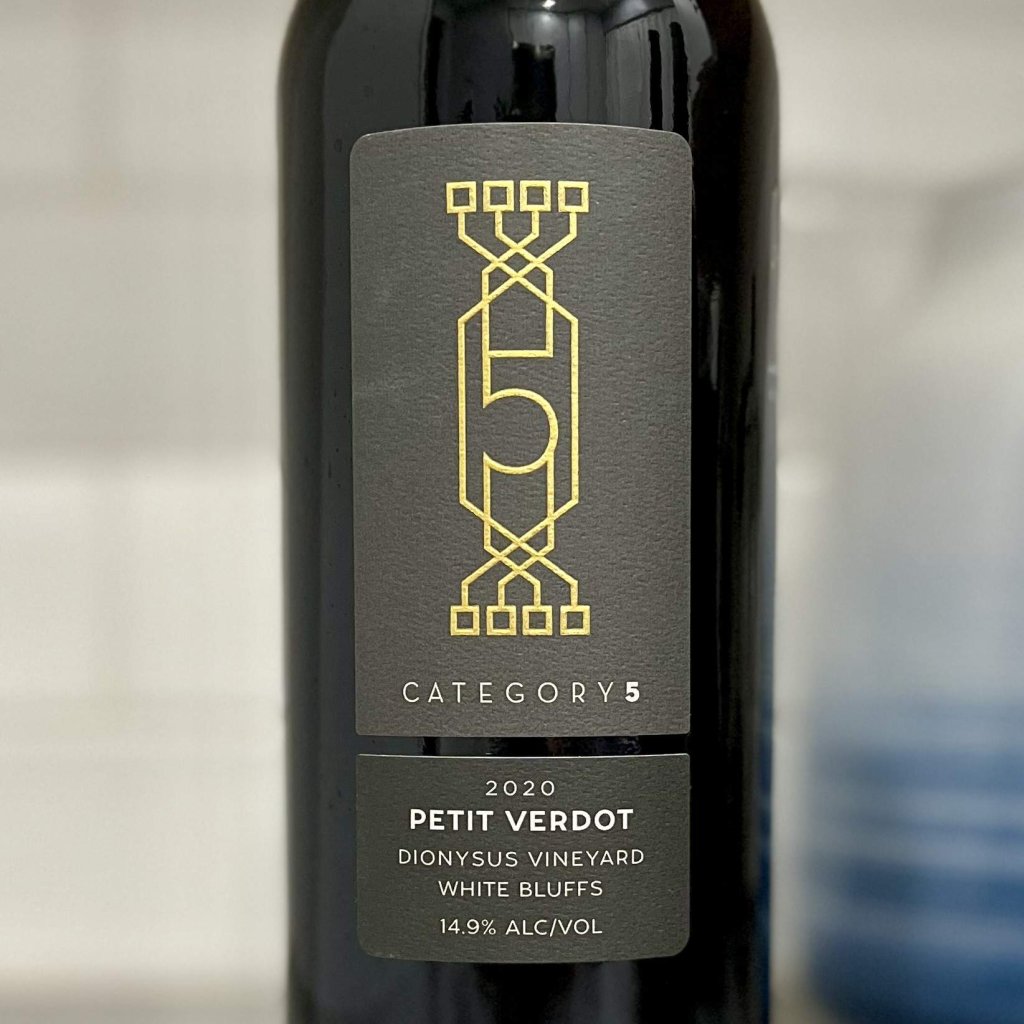 2020 Category 5 Cellars Petit Verdot Dionysus Vineyard