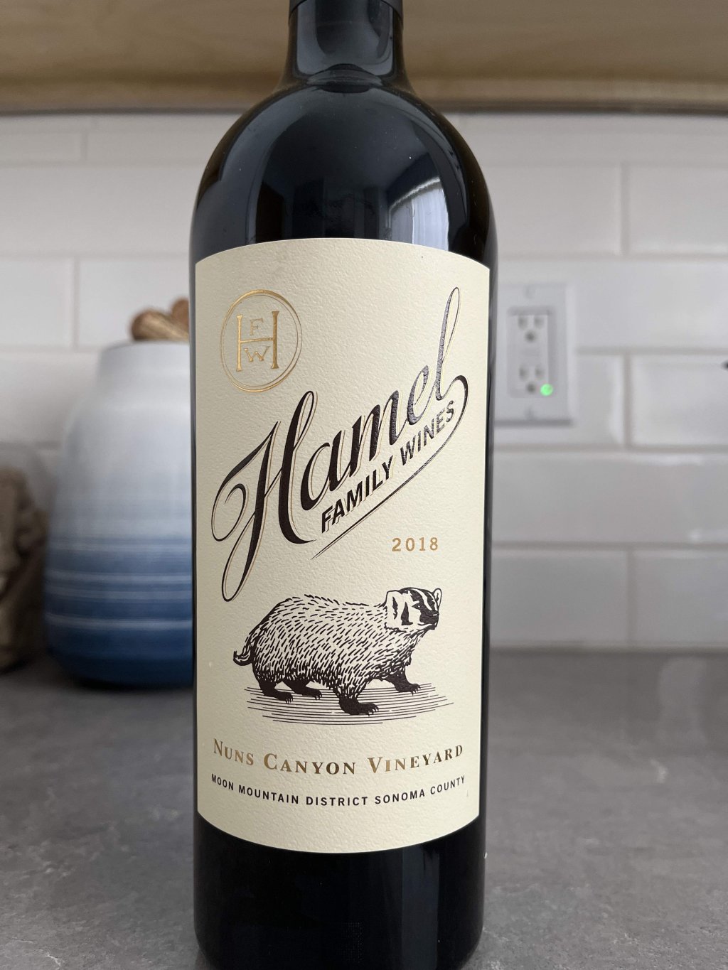 2018 Hamel Family Wines Nuns Canyon Vineyard Cabernet Sauvignon